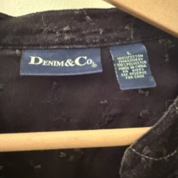 Woman's Black Jacket w/Embroidery - Picture 3 of 6